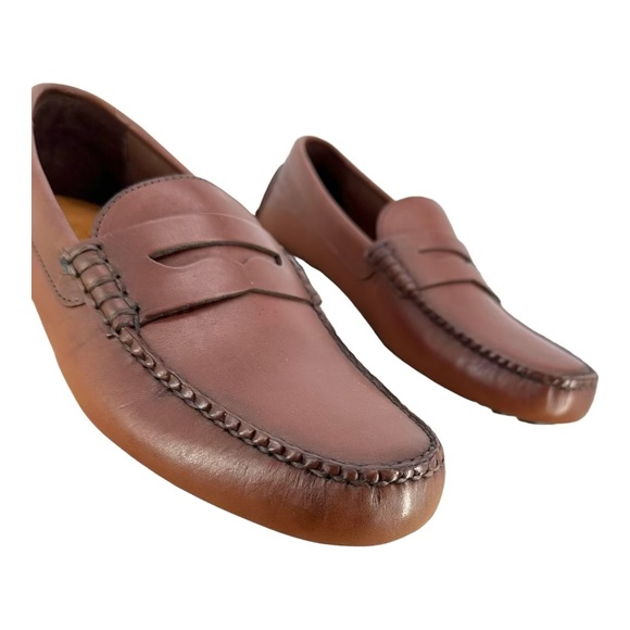 J Crew | 10 Brown Leather Driving Shoes Loafer AW685‎ main image 7